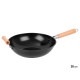 WOK 30CM MANICO LEGNO