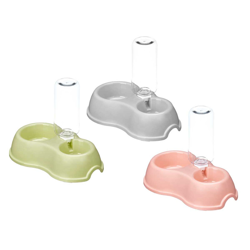 COMEDOURO E BEBEDOURO PLASTICO SIMPLES SORT 3
