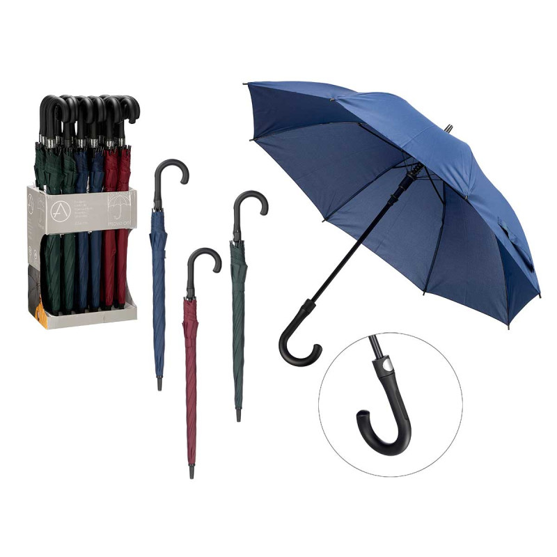 AUTOMATIC LONG UMBRELLA ASSORTED NEUTRALS