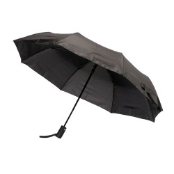 PARAGUAS PLEGABLE RECTO AUTOMATICO NEGRO