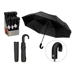 GUARDA CHUVA DOBRAVEL ARREDOND AUTOM  PRETO