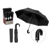 PARAGUAS PLEGABLE CURVO AUTOMATICO NEGRO
