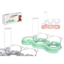 COMEDOURO E BEBEDOURO PLASTICO DUPLO SORT 3