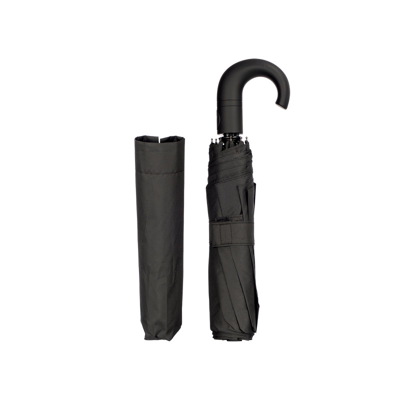 PARAPLUIE PLIANT COURBE AUTOMATIQUE  NOIR