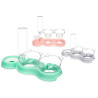 COMEDERO PLASTICO DOBLE BEBEDERO SURT 3