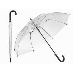 GUARDA CHUVA PLASTICO PRETO 58CM