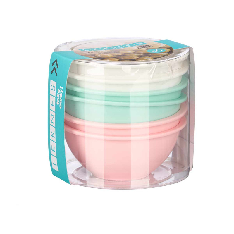 CONJ 6 TAÇAS SORT 3 CORES 300ML