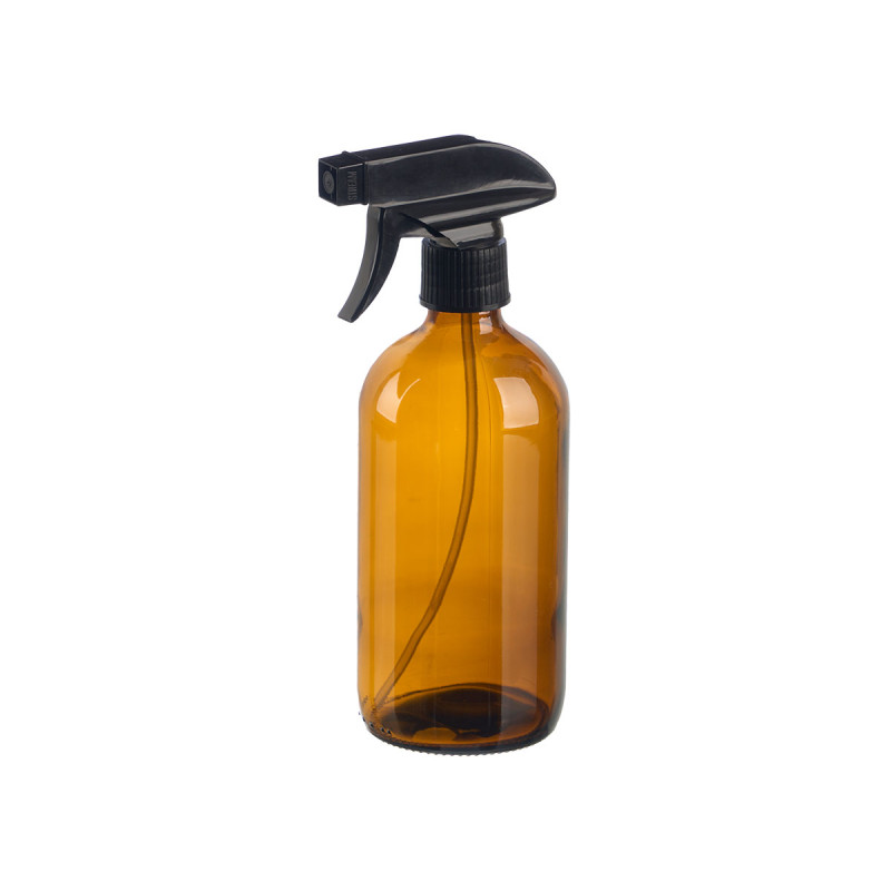 PULVERIZADOR CRISTAL REDONDO MARRON 500ML