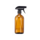 PULVERIZADOR EM VIDRO REDONDO CASTANHO 500ML