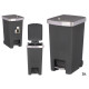 CAIXOTE DO LIXO COM RODAS COM PEDAL 35L 