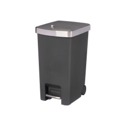 CAIXOTE DO LIXO COM RODAS COM PEDAL 35L 