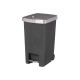 35L PEDAL TRASH BIN WHEELS