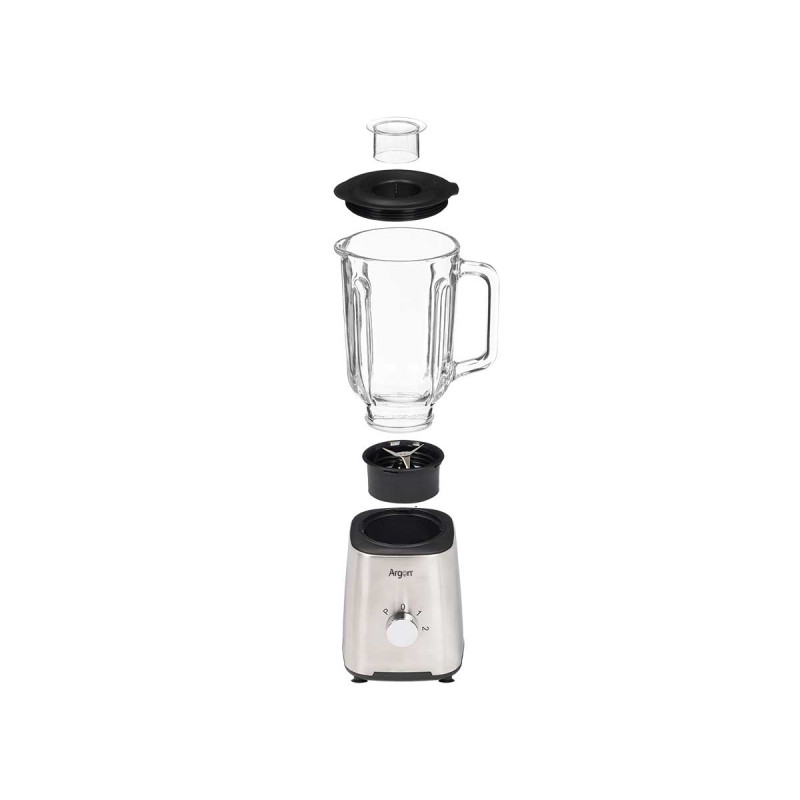 FRULLATORE ACCIAIO BICCHIERE VETRO 1,5L 500W