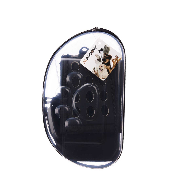 CAISSE TRANSPARENT NOIR PETIT