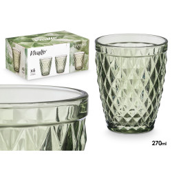 VERRE DIAMANT VERT 270 ML