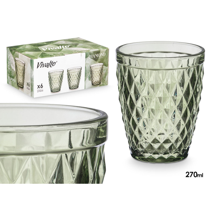 COPO DIAMANTE VERDE 270 ML