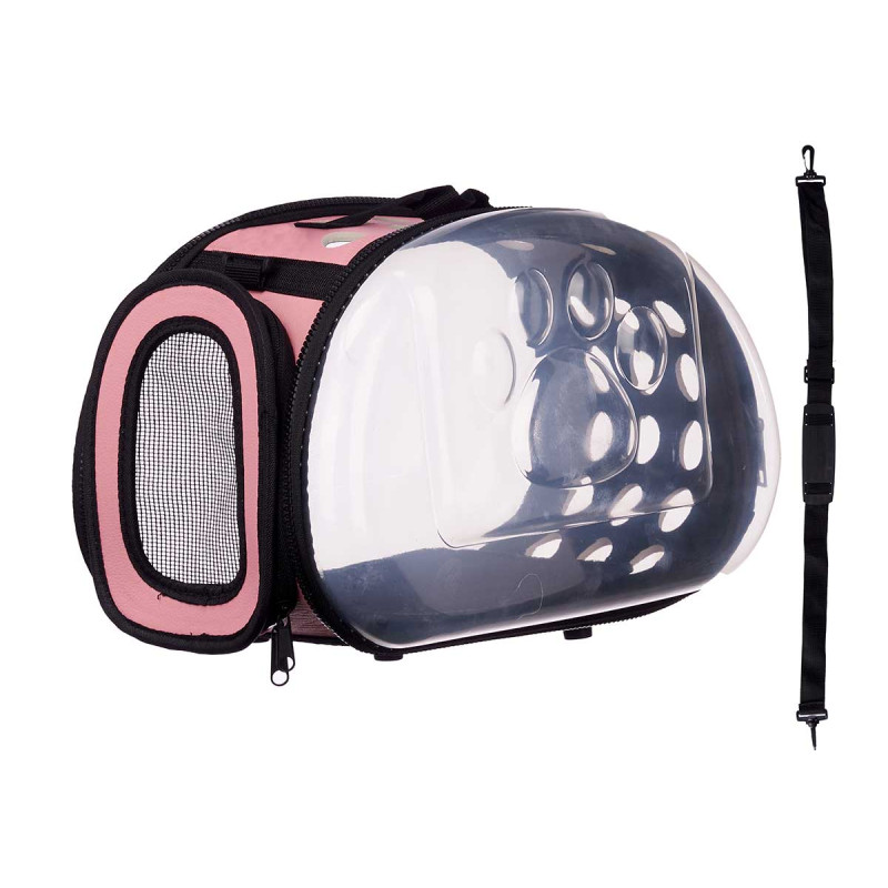 TRASPORTINO TRASPARENTE ROSA PICCOLO 