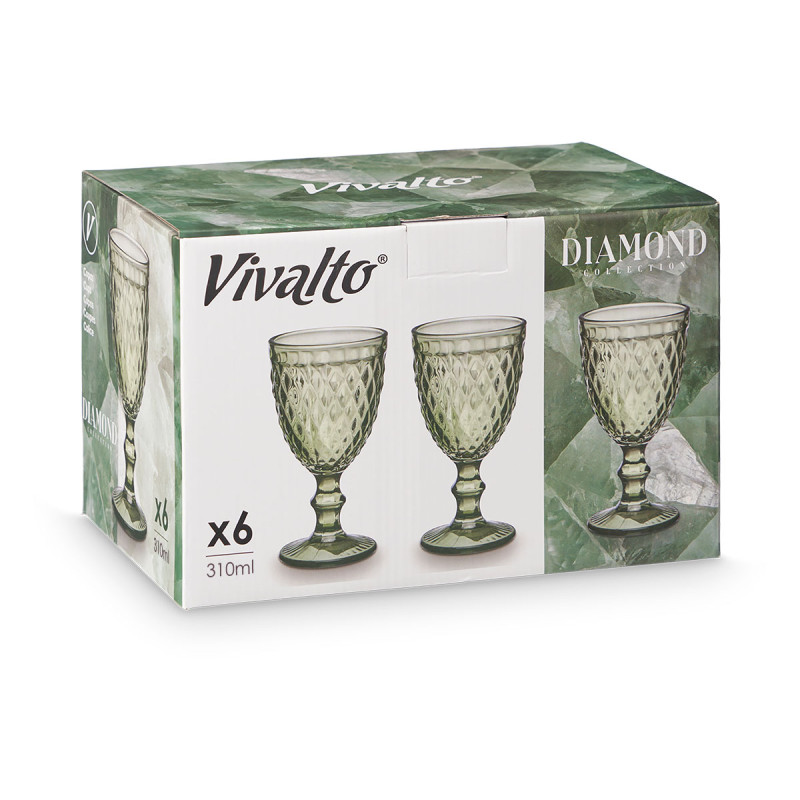 CALICE DIAMANTE VERDE 310 ML