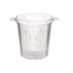 CUBITERA RAYADA PLASTICO TRANSPARENTE 2L