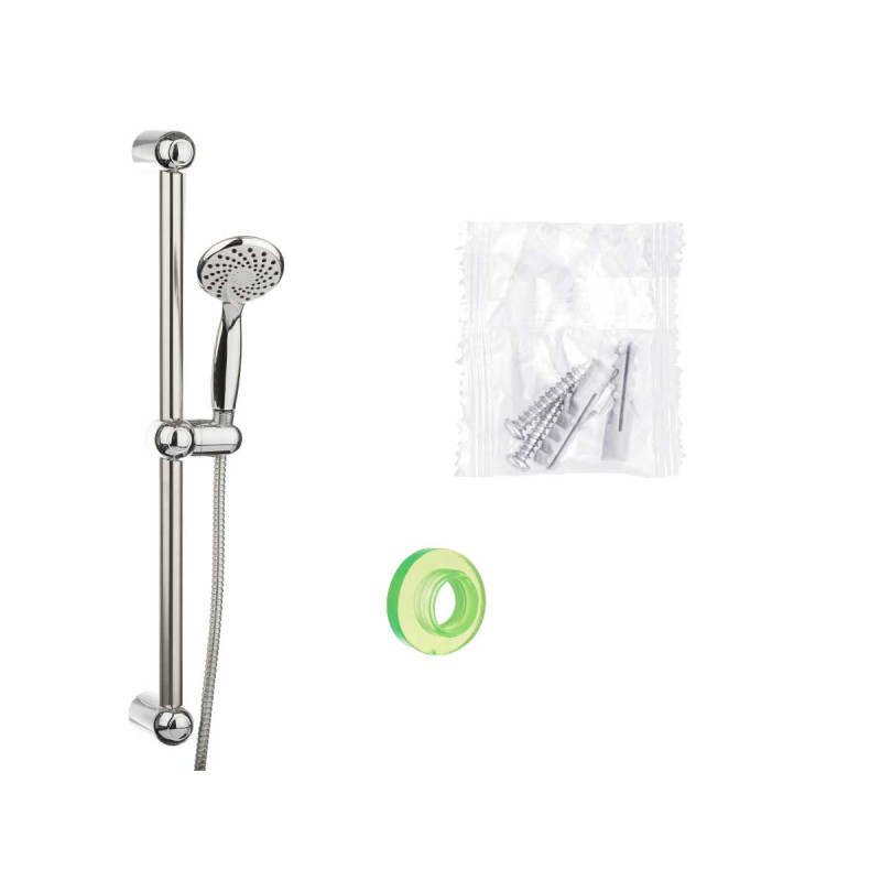 SUPPORTO DOCCIA GRANDE TUBO 2 M BASE BIANCA