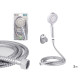 TELEFONO DOCCIA TUBO 2 M REG BASE BIANCA