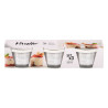SET 3 FIAMBRERAS REDONDAS BLANCO 200ML