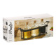 SET 3 FRASCAS TAPON CORCHO 200 ML SOPORTE METAL