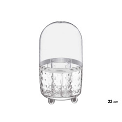 ROTATING COSMETIC ORGANIZER PLASTIC DOME