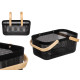 PANIER PLASTIQUE DOUBLE ANSE NOIRE