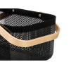 PANIER PLASTIQUE DOUBLE ANSE NOIRE