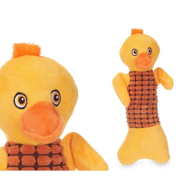 BRINQUEDO P ANIMAL PELUCHE PATO SOM 