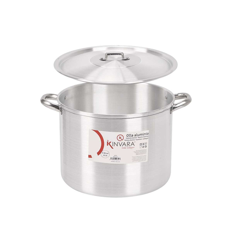 MARMITE 28 CM 12,5 L ALUMINIUM