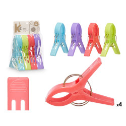 SET 4 PINZAS SURT 4 COLORES