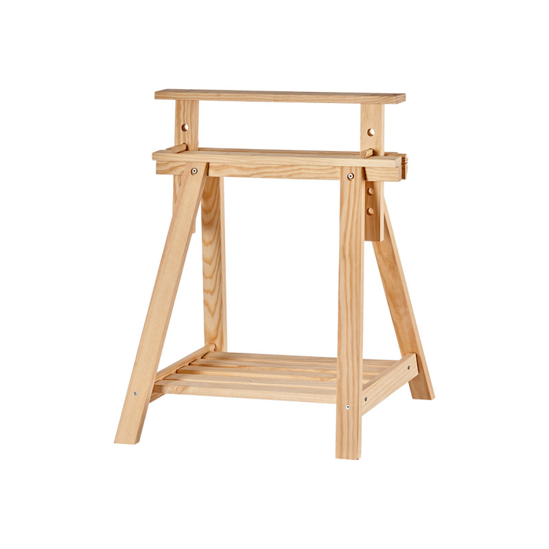 CAVALLETTO REGOLABILE LEGNO NATURALE