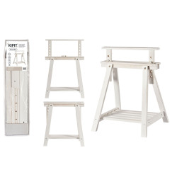 CAVALLETTO REGOLABILE LEGNO BIANCO