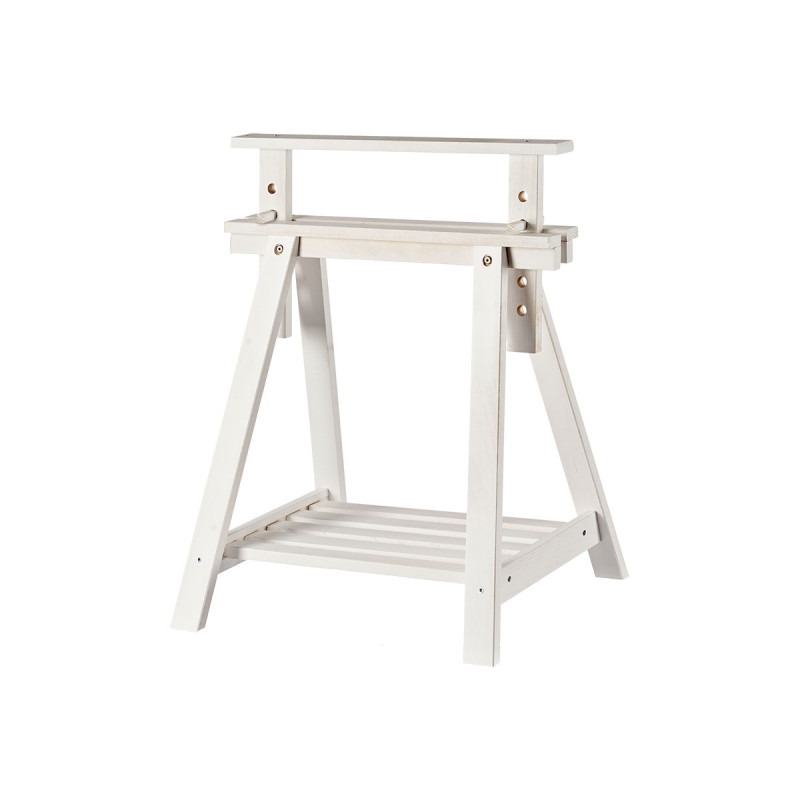 CABALLETE REGULABLE MADERA BLANCO