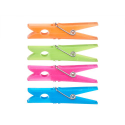 SET 24 PINCES PLASTIQUE PETITES