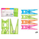 SET 24 MOLAS PLASTICO MEDIAS