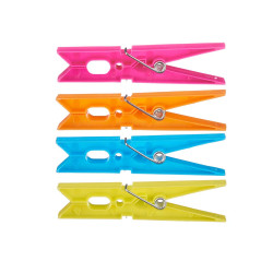 SET 24 PINCES PLASTIQUE GRANDES