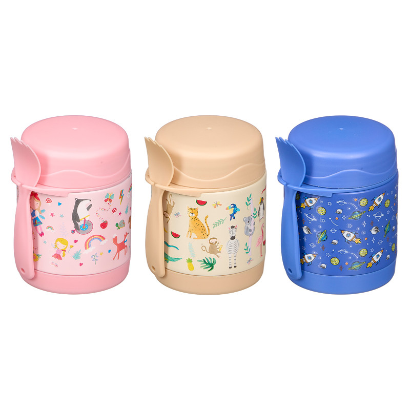 TERMO COMIDA INFANTIL SORT 3 COR 400ML