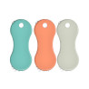 GRAY PLASTIC HAIR BRUSH ASSORTED 3 COLOURS