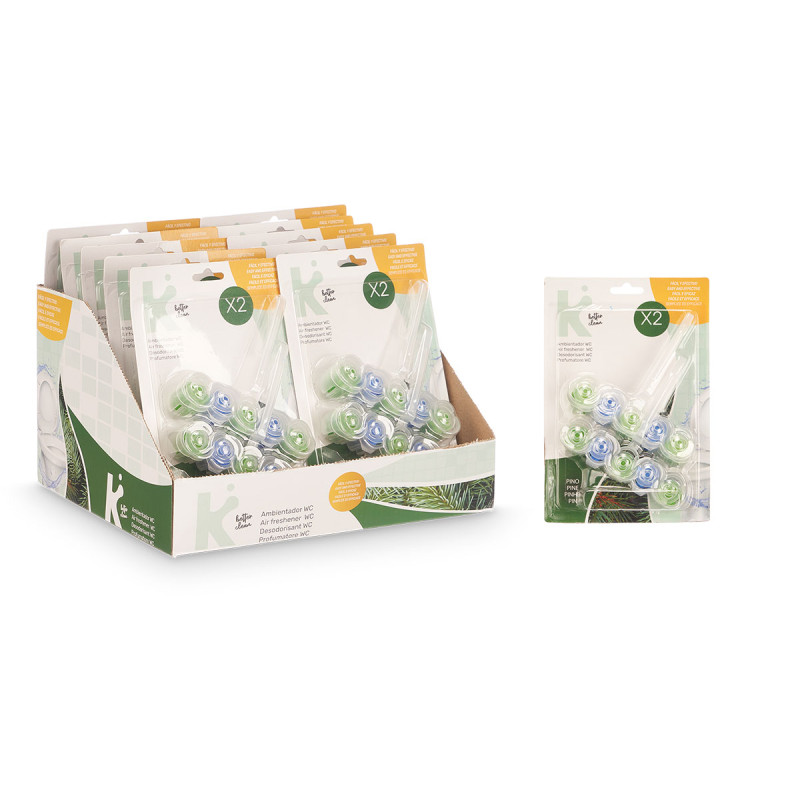 CONJ 2 BLOCOS SANITARIOS PINHO 50GR
