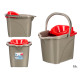 BALDE PARA ESFREGONA 15L VERMELHO CINZENTO
