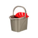 BALDE PARA ESFREGONA 15L VERMELHO CINZENTO