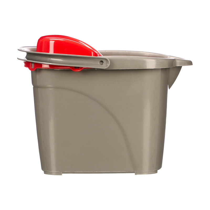 BALDE PARA ESFREGONA 15L VERMELHO CINZENTO