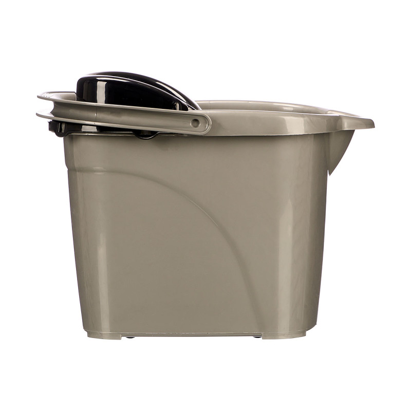 BALDE PARA ESFREGONA 15L PRETO CINZENTO
