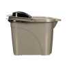 BUCKET SCRUB 15L BLACK GRAY