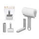 CONJUNTO 2 ESCOVAS SILICONE REMOCAO COTAO CINZENTA
