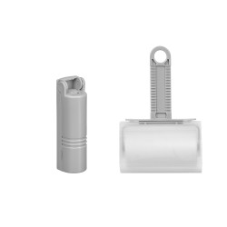 SET 2 SPAZZOLE LEVAPELUCCHI IN SILICONE GRIGIO