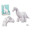 PELUCHE À COLORIER DINOSAURE 30CM